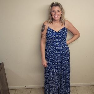 Beautiful blue maxi dress
